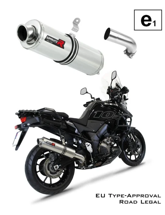 Silencieux slip-on homologué Dominator ST pour Suzuki DL 1050 V-Strom / XT (2020-2024)
