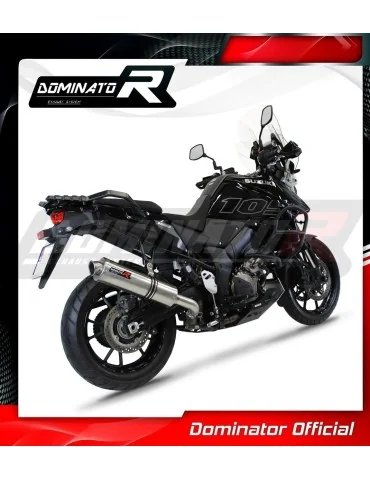 Silencieux slip-on homologué Dominator ST pour Suzuki DL 1050 V-Strom / XT (2020-2024)