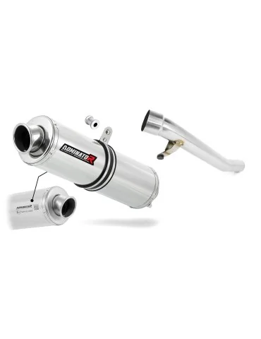 Silencieux slip-on homologué Dominator ROND pour Suzuki GSF 1200 Bandit (2006-2007)