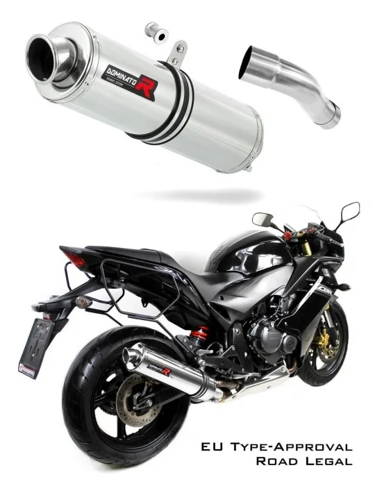 Silencieux slip-on homologué Dominator ROND pour Honda CBR 600 F (2011-2015)