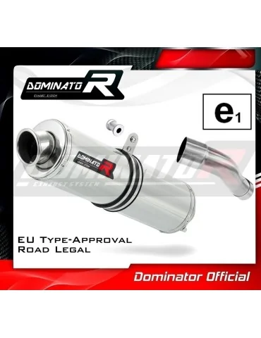 Silencieux slip-on homologué Dominator ROND pour Honda CBR 600 F (2011-2015)