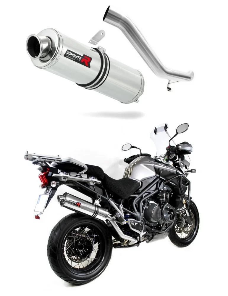 Silencieux slip-on Dominator ST pour Triumph Tiger Explorer 1200 (2012-2015)