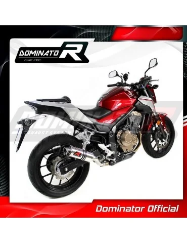 Silencieux slip-on Dominator GP1 pour Honda CB 500 F (2016-2019)