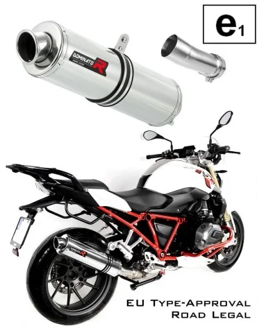Silencieux slip-on homologué Dominator ROND pour BMW R1200RS (2015-2018)