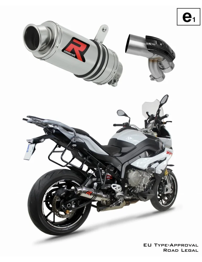 Silencieux slip-on homologué Dominator GP1 pour BMW S1000XR (2015-2019)