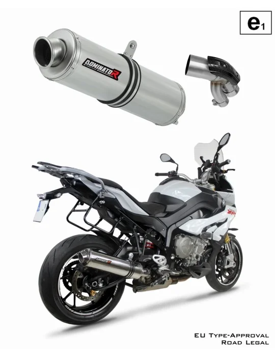 Silencieux slip-on homologué Dominator ROND pour BMW S1000XR (2015-2019)