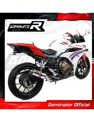 Silencieux slip-on Dominator GP1 pour Honda CBR 500 R (2016-2024)