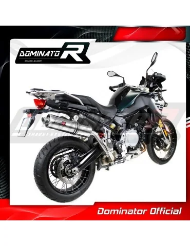 Silencieux slip-on homologué Dominator ROND pour BMW F850GS (2016-2020)