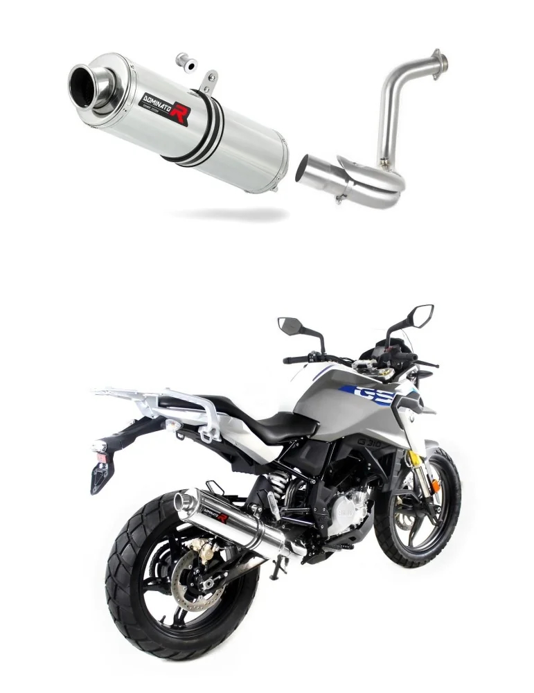 Silencieux slip-on Dominator ST pour BMW G310GS (2016-2024)