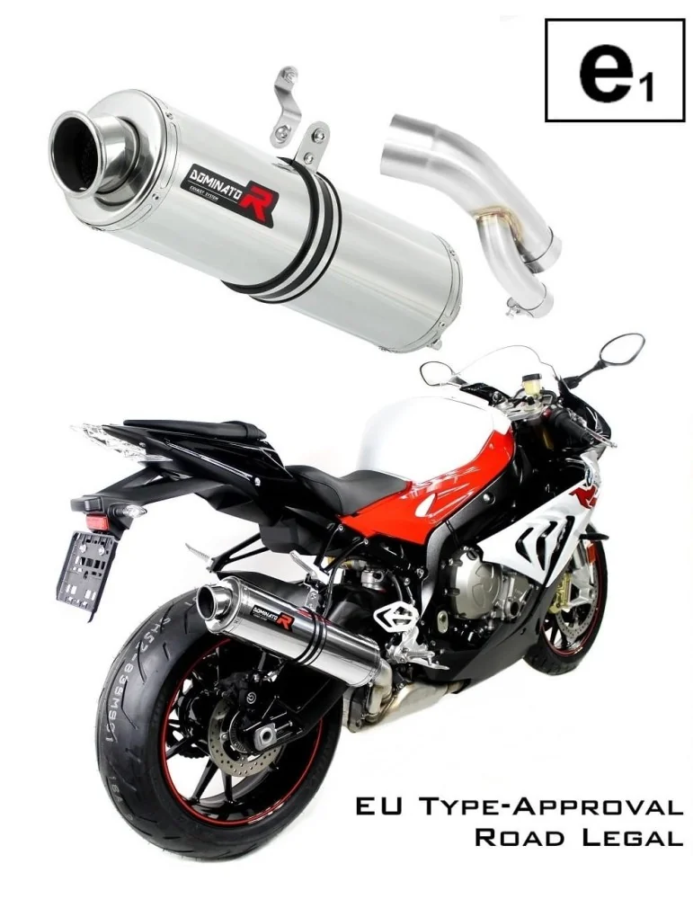 Silencieux slip-on homologué Dominator ROND pour BMW S1000RR (2017-2018)