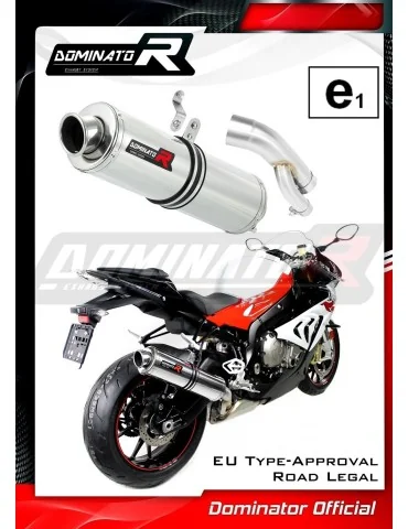 Silencieux slip-on homologué Dominator ROND pour BMW S1000RR (2017-2018)