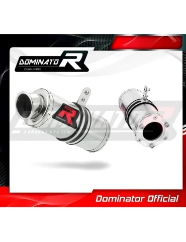 Silencieux bolt-on Dominator GP1 pour Suzuki RF 900 (1994-1998)