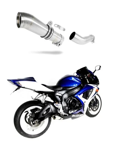 Silencieux slip-on Dominator GP2 pour Suzuki GSXR 600 K6 K7 (2006-2007)