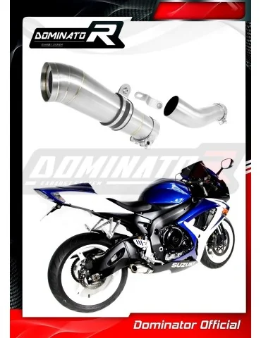 Silencieux slip-on Dominator GP2 pour Suzuki GSXR 600 K6 K7 (2006-2007)