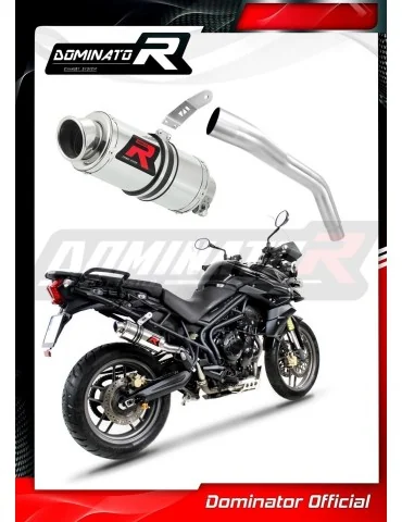 Silencieux slip-on Dominator GP1 pour Triumph Tiger 800 XC XR (2015-2017)