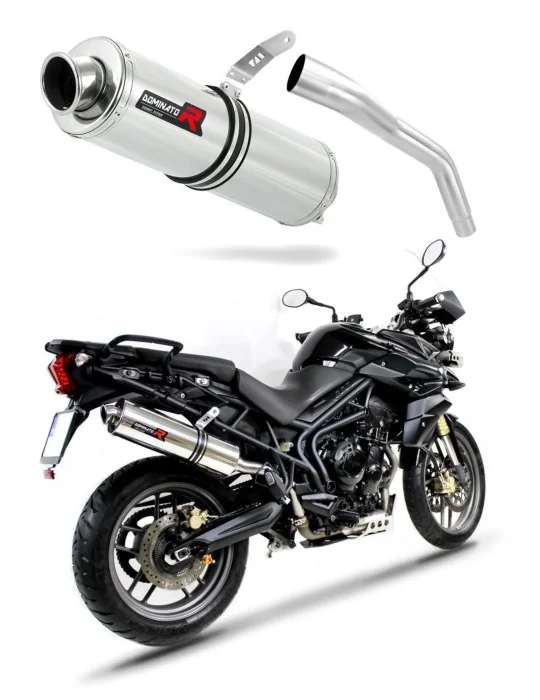 Silencieux slip-on Dominator ST pour Triumph Tiger 800 XC XR (2015-2017)