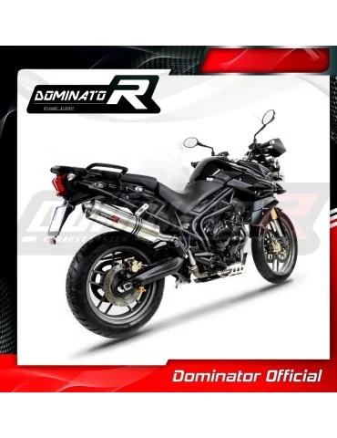 Silencieux slip-on Dominator ST pour Triumph Tiger 800 XC XR (2011-2014)