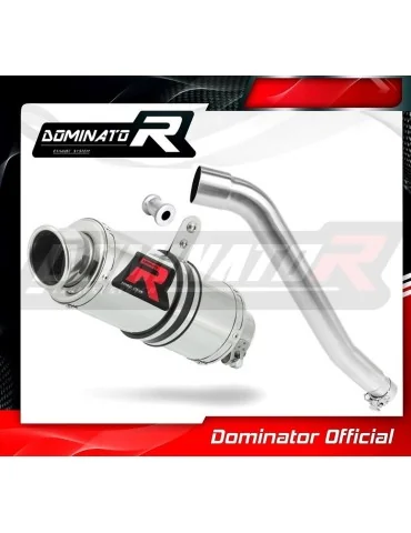 Silencieux slip-on Dominator GP1 pour Honda XL 600 V Transalp (1987-2000)