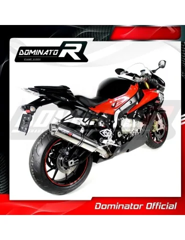 Silencieux slip-on homologué Dominator ROND pour BMW S1000RR (2015-2016)