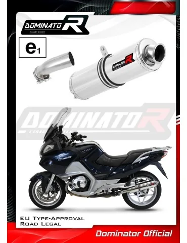 Silencieux slip-on homologué Dominator ROND pour BMW R1200RT (2010-2013)