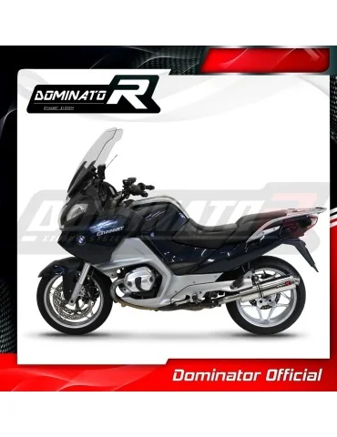 Silencieux slip-on homologué Dominator ROND pour BMW R1200RT (2010-2013)