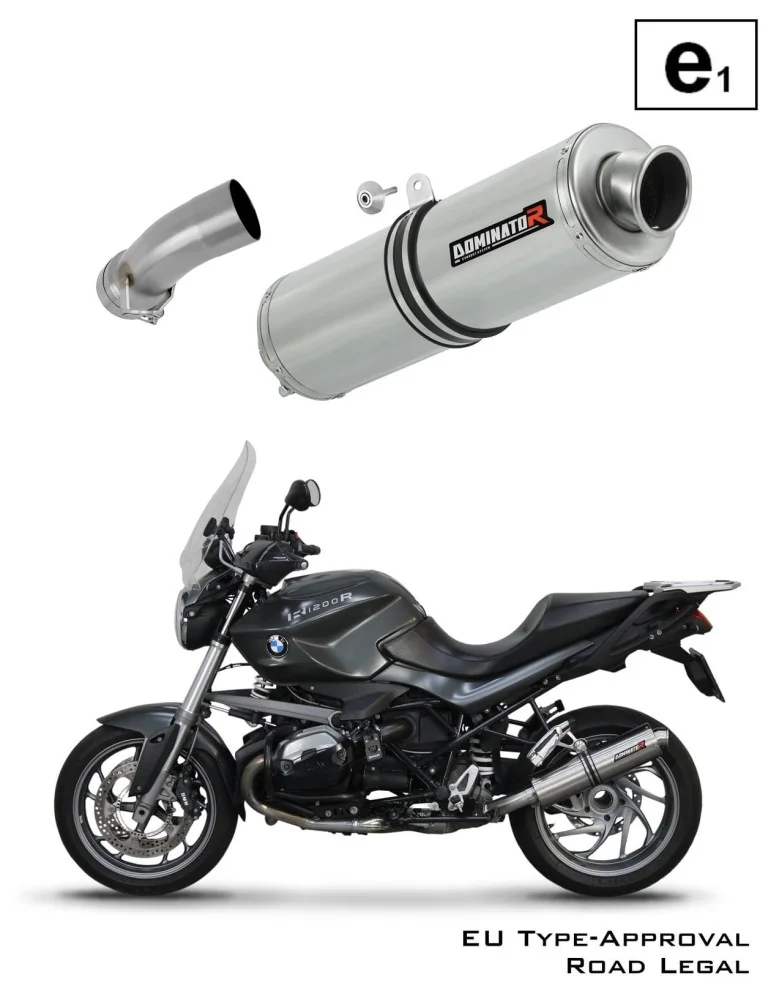 Silencieux slip-on homologué Dominator ST pour BMW R1200R (2010-2014)