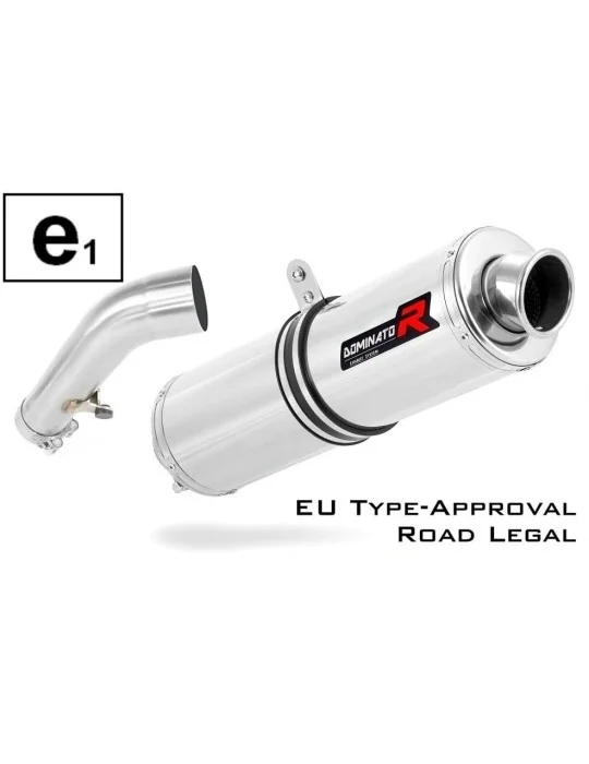 Silencieux slip-on homologué Dominator ROND pour BMW R1200R (2006-2009)