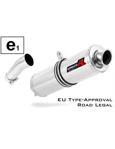 Silencieux slip-on homologué Dominator ROND pour BMW F800GT (2012-2019)