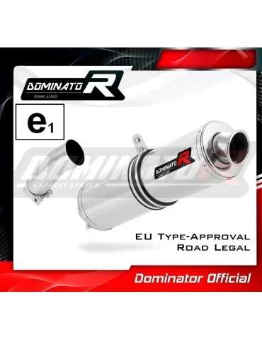 Silencieux slip-on homologué Dominator ROND pour BMW F800GT (2012-2019)