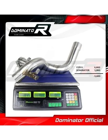 Décatalyseur inox Dominator pour Ducati MTS 1200 / 1200 S Multistrada 2015-2017
