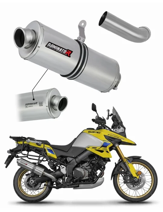 Silencieux slip-on homologué Dominator OV pour Suzuki V-Strom 1050 DE (2023-2025)
