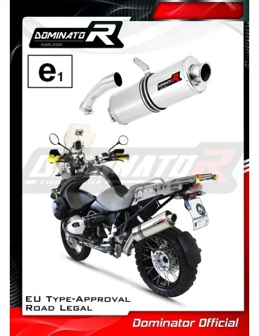 Silencieux slip-on homologué Dominator OV pour BMW R1200GS (2010-2012)