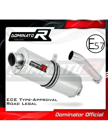 Silencieux slip-on homologué Dominator OV pour Yamaha FZS Fazer 600 (1998-2003)