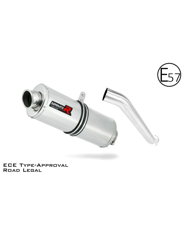 Silencieux slip-on homologué Dominator OV pour Kawasaki ZX6R 636 (2003-2004)