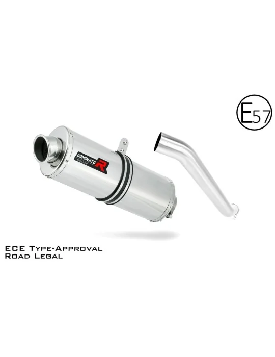 Silencieux slip-on homologué Dominator OV pour Kawasaki ZX6R 636 (2003-2004)