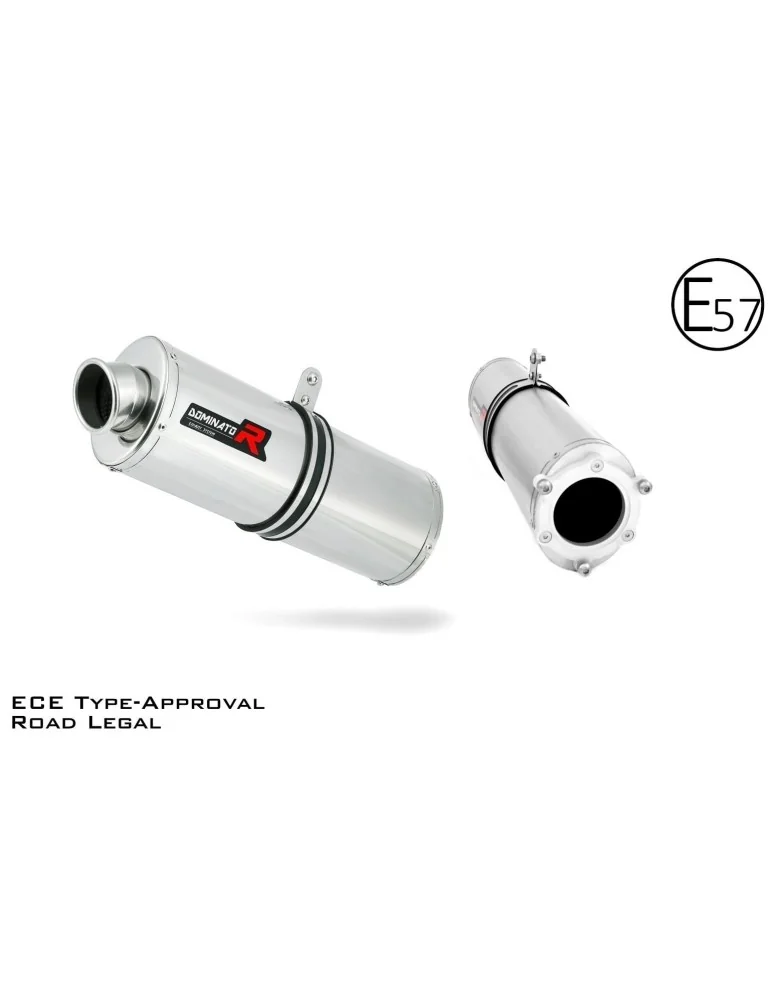 Silencieux bolt-on homologué Dominator OV pour Kawasaki ZX6R (1995-1997)