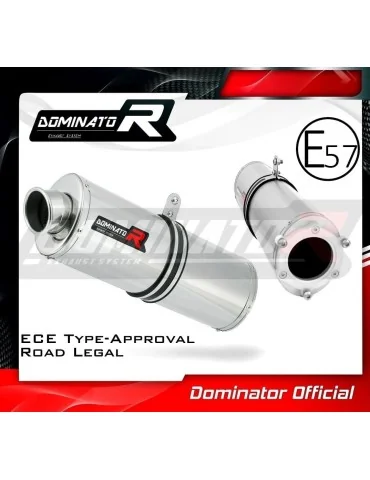 Silencieux bolt-on homologué Dominator OV pour Kawasaki ZX6R (1995-1997)