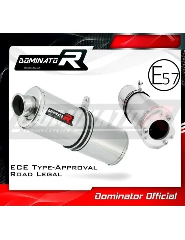 Silencieux bolt-on homologué Dominator OV pour Kawasaki ZX9R (1998-2002)