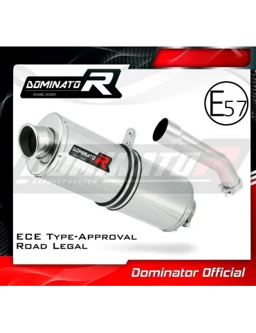 Silencieux slip-on homologué Dominator OV pour Kawasaki ZX10R (2004-2005)