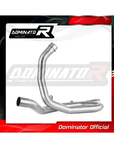 Tube central de liaison inox Dominator pour Suzuki SFV 650 Gladius (2009-2015)