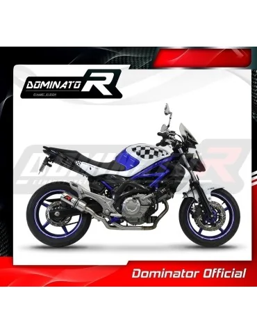 Tube central de liaison inox Dominator pour Suzuki SFV 650 Gladius (2009-2015)
