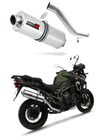 Silencieux slip-on Dominator OV pour Triumph Tiger Explorer 1200 XC XR (2016-2017)