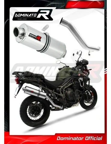 Silencieux slip-on Dominator OV pour Triumph Tiger Explorer 1200 XC XR (2016-2017)
