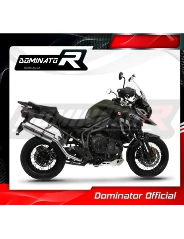 Silencieux slip-on Dominator OV pour Triumph Tiger Explorer 1200 XC XR (2016-2017)