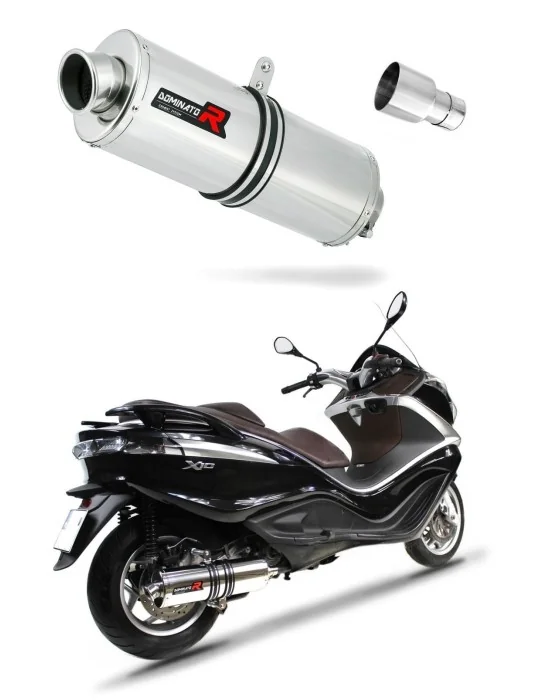 Silencieux slip-on Dominator OV pour Piaggio X10 125 (2012-2016)