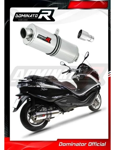 Silencieux slip-on Dominator OV pour Piaggio X10 125 (2012-2016)