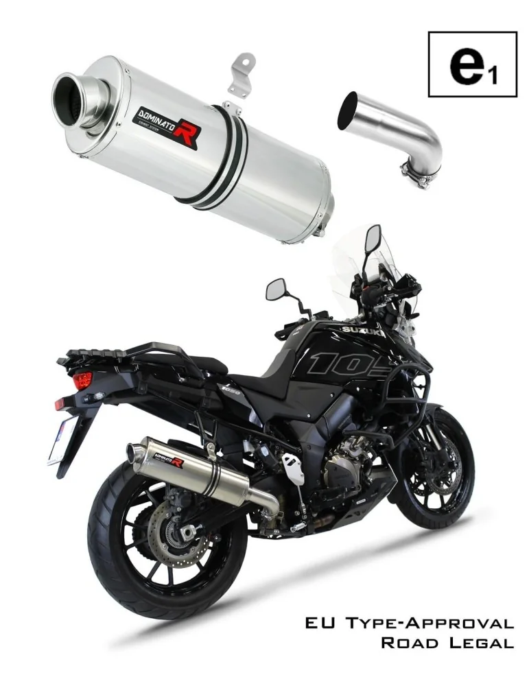 Silencieux slip-on homologué Dominator OV pour Suzuki DL 1050 V-Strom / XT (2020-2024)