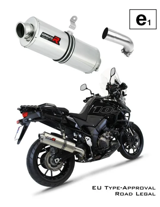 Silencieux slip-on homologué Dominator OV pour Suzuki DL 1050 V-Strom / XT (2020-2024)