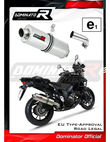 Silencieux slip-on homologué Dominator OV pour Suzuki DL 1050 V-Strom / XT (2020-2024)