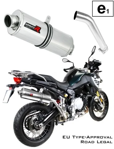Silencieux slip-on homologué Dominator OVAL pour BMW F850GS Adventure (2016-2020)